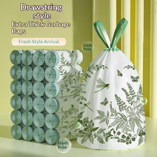 50/100 st doftande soppåsar med dragsko G Hand tear30PCS