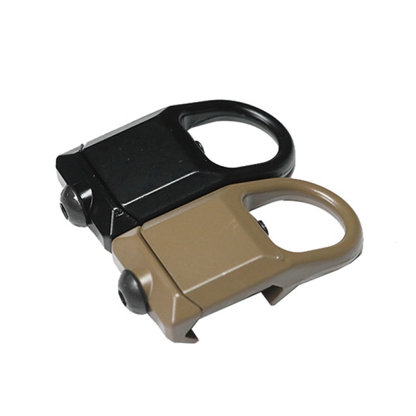 RSA-BB QD Utløserspenne Sinklegering Taktisk Sling Swivel Black