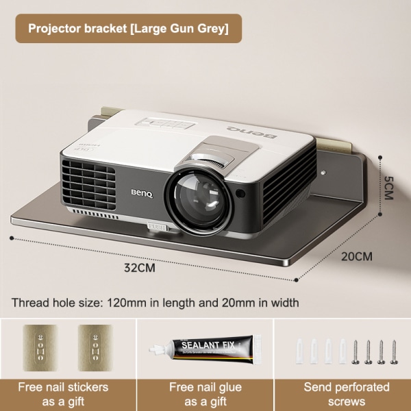 Vægmonteret TV Kamera Overvågning Punch-fri Opbevaring Hjemmekontor G3