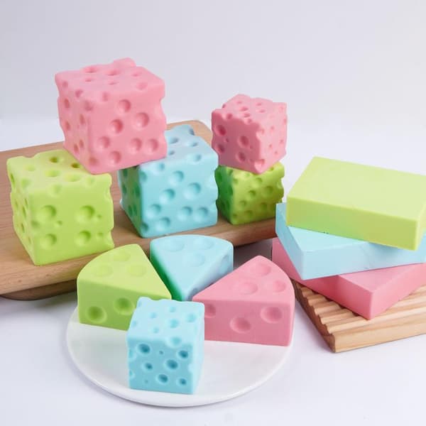 Simulering Brød Ost Yoghurt Kake Leketøy Anti Stress Leker A5