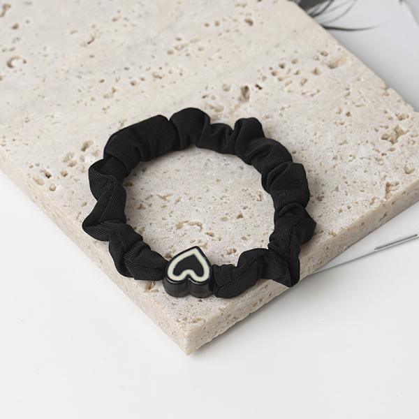 n Style Love Hair Slips e Big Ear Head Rope Women Hair Accessor Black