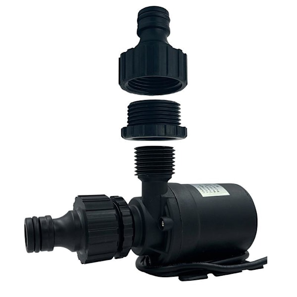 Vattenpump Högtryck Solcell DC12V/24V Lyft 5M 800L/H Borstlös 12V DC