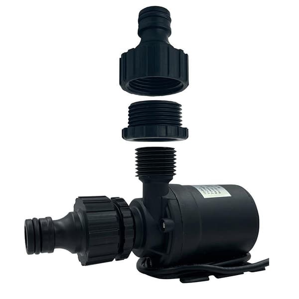 Vattenpump Högtryck Solcell DC12V/24V Lyft 5M 800L/H Borstlös 12V wire