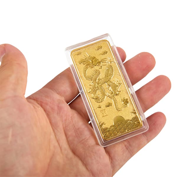 2024 Drageåret Zodiac Gullbar Tradisjonell Gull Ignot 6pcs/set
