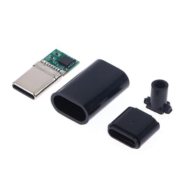 5A PD/QC Decoy Board Hurtiglading 5V 9V 12V 15V 20V Modul USB T White 5V