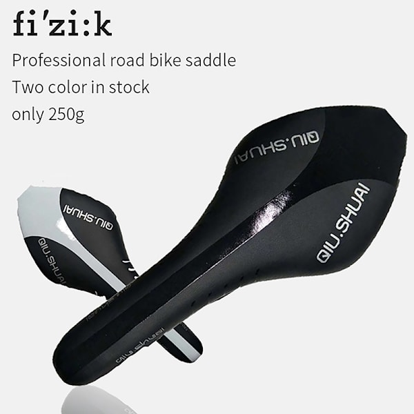 Sykkelsadel Dead Racing Flat Setepute Terrengsykkelspon white