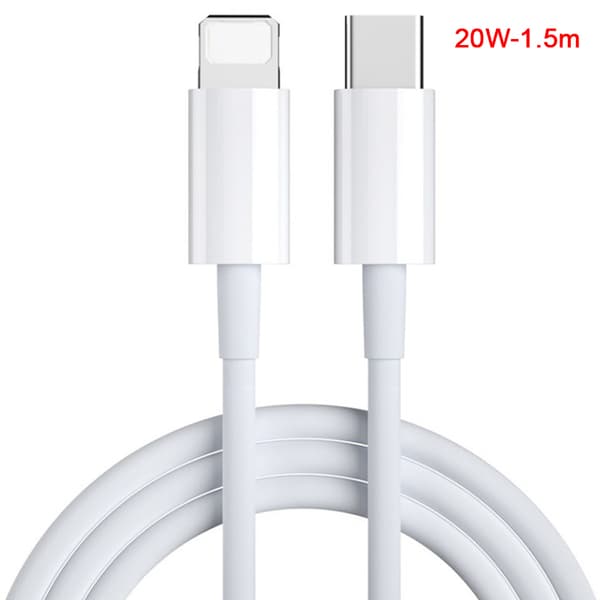 Typ C Snabbkabel PD 20W Snabbladdningsladdare Kabelsladd Data Ca 20W 1.5M
