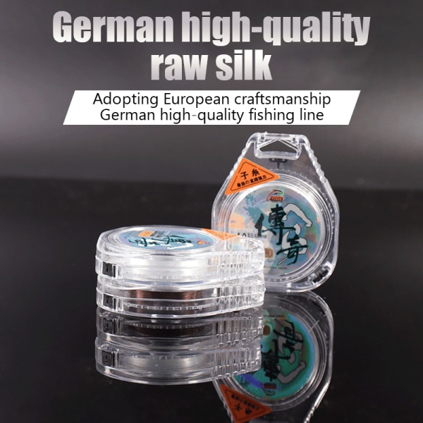 50 meter nylon line fiskeline Main line sub-line fiskeri transparent 2.5