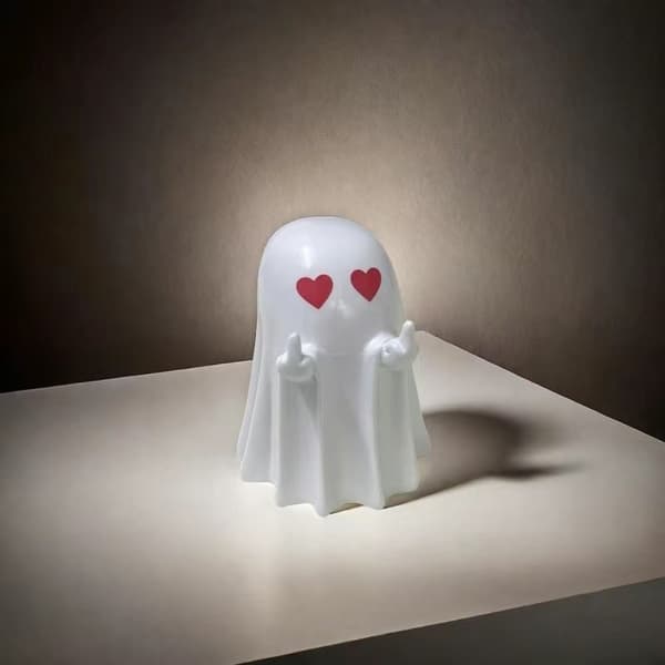 Halloween Spökfigur Läskig Harts Spökstaty e Spökprydnad A2