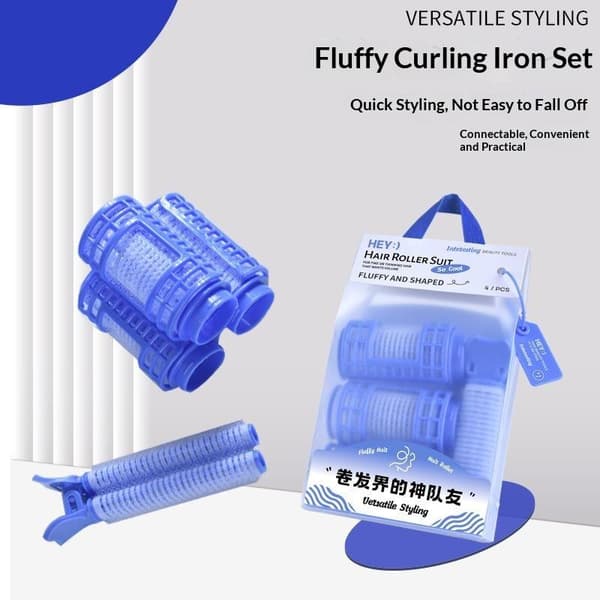 4 st lugg locktänger lata hårrullar DIY hårstyling tillbehör