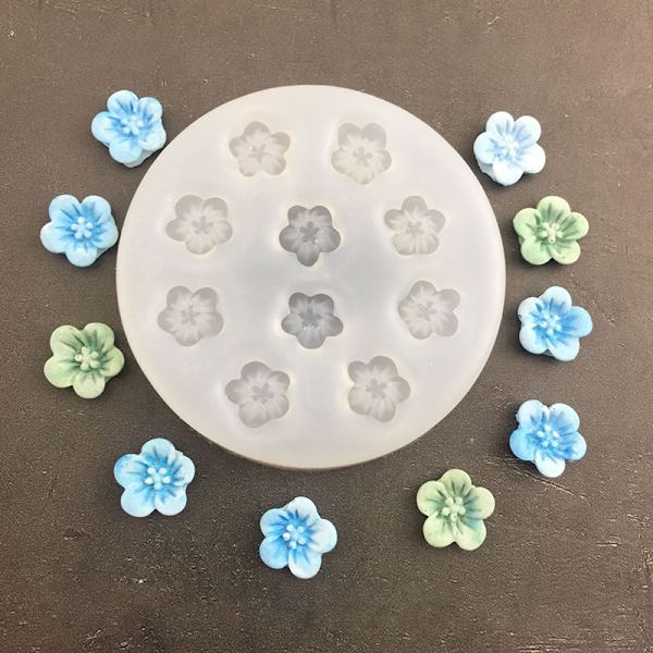 1 kpl Mini Cherry Blossom Peach Blossom mold DIY Mousse C