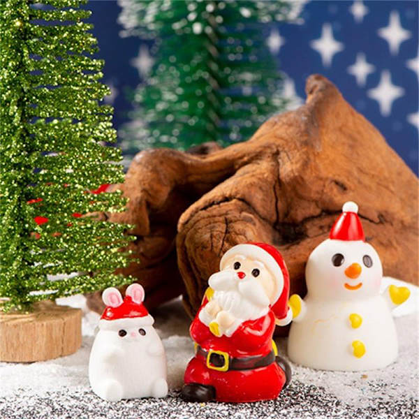Jultomte Snögubbe Dockor Bil Hem Dekoration Leksak Jul De A2