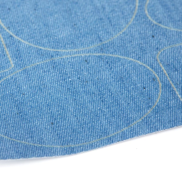 Thicken Denim Selvklebende Stickers Jeans Hole Sømløs Reparasjon Blue