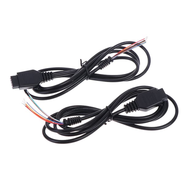 Kabel til Genesis 2 MD 2 Kontrolkabel Forlængerledning 9-bens Spil Co 2PCS
