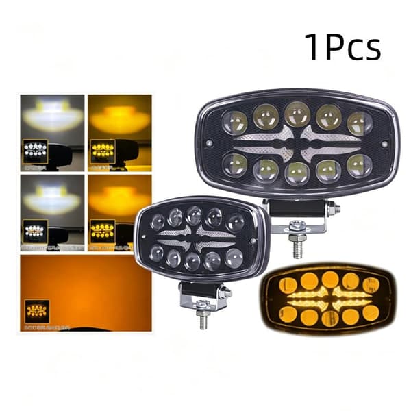 Høyeffekts LED-spotlight 7 tommers lastebiltaklys frontlys ekstern