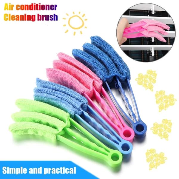 Mikrofiber persiennerenserbørste avtakbar vaskbar klut A8