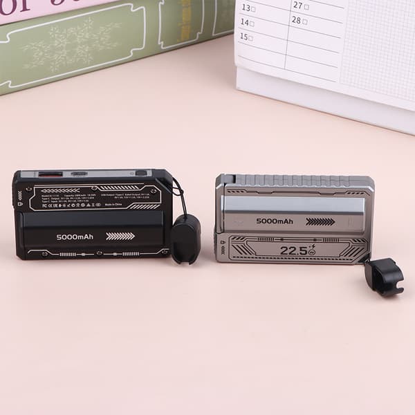 21700 Batteriladeretui 20W Type-C Batteriholder DIY Strøm Gray