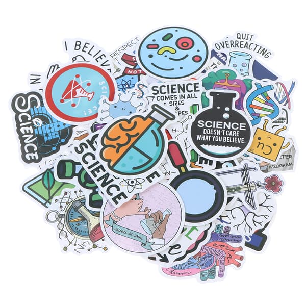 50 st Science Chemistry Laboratory Stickers