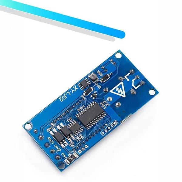 6-30V Micro USB digitaalinen LCD-näytöllinen aikaviiverelemoduuli Con