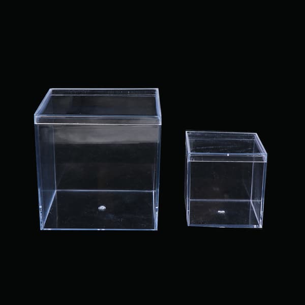 1 st transparent akrylbox plastorganisatör förpackningslåda Ca L