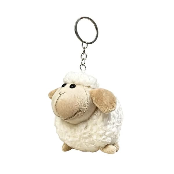 Sød Anime Mini Får Nøglering Fyldt Blød Fluffy Lam Vedhæng Ba A1