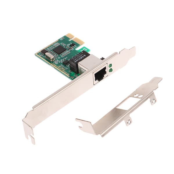 10/100/1000 Mbps Gigabit Ethernet LAN PCI Express PCI-E nätverk 1Set