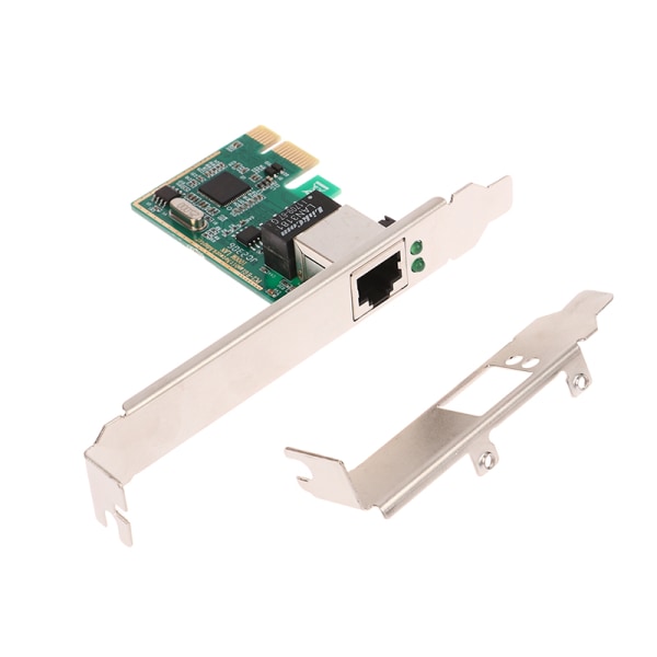 10/100/1000 Mbps Gigabit Ethernet LAN PCI Express PCI-E nettverk 1Set