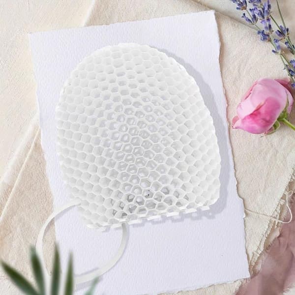 Honeycomb Exfolierande Dusch Fingerkapslar Kroppsskrubb Rengöring B Blue