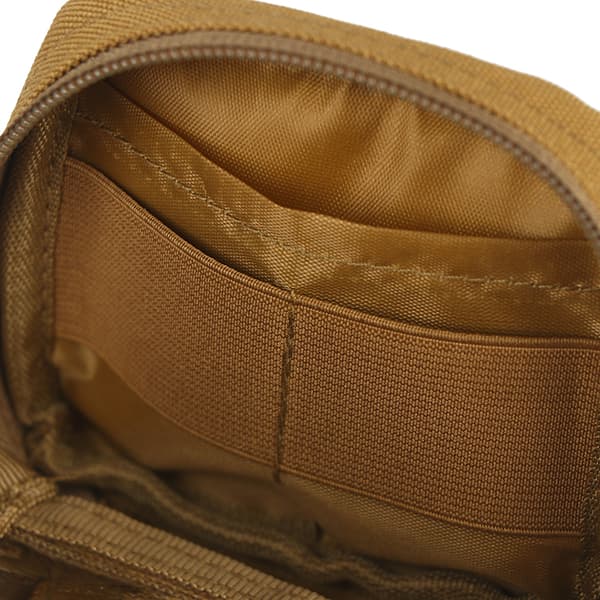 Liten taktisk veske Micro Utility MOLLE-veske avtakbar klar Black