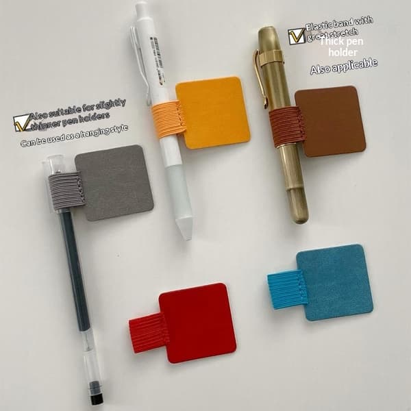 5/10 stk. elastisk pennholder for notatbøker, journaler, planleggere Orange 5pcs