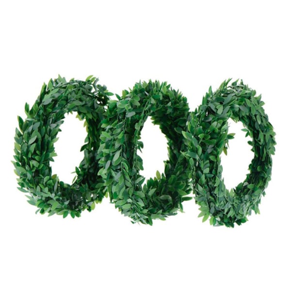 7,5 m kunstig krans løvverk grønne blader simulert vintreet