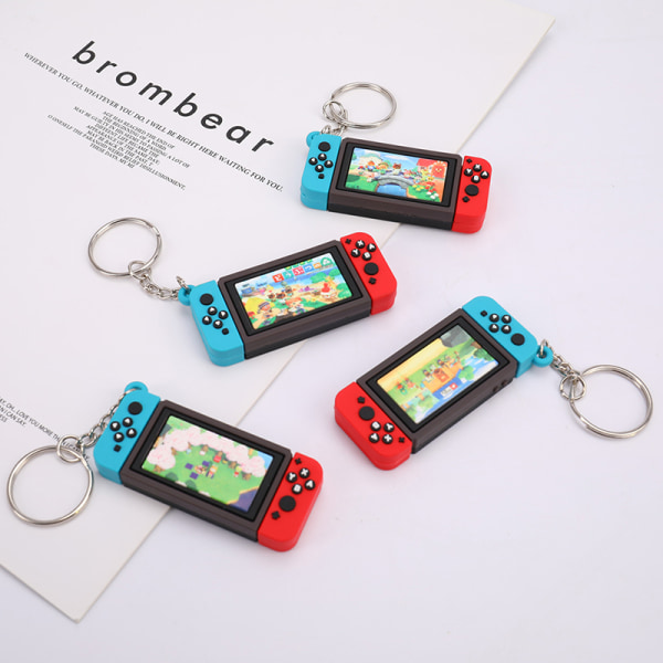 2020 New Nintendo Switch Car Nøglering Fashion blødt gummi PVC