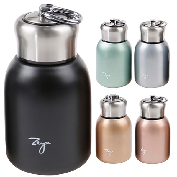 300ml Mini Kaffe Vakuum Kolber Nydelig Termos Bærbar Reise Silver