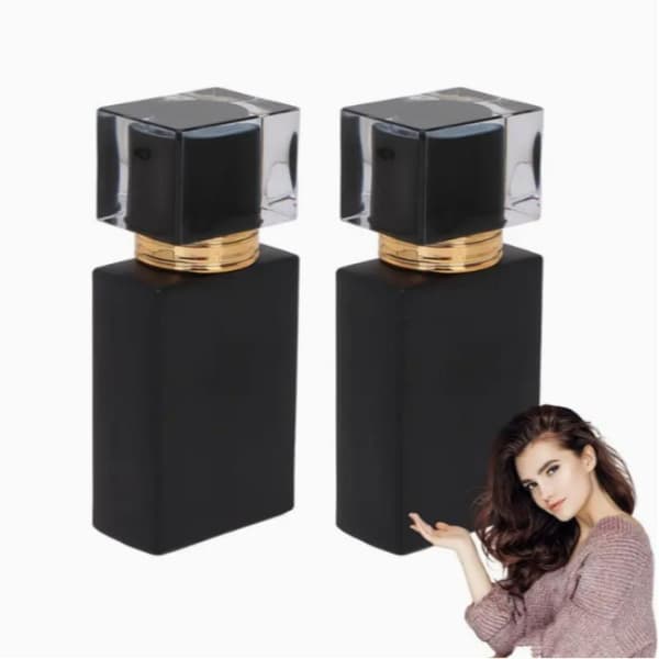 30/50ML Påfyllbar Parfyme Atomizer Tom Flat Glass Sprayflaske 30ML