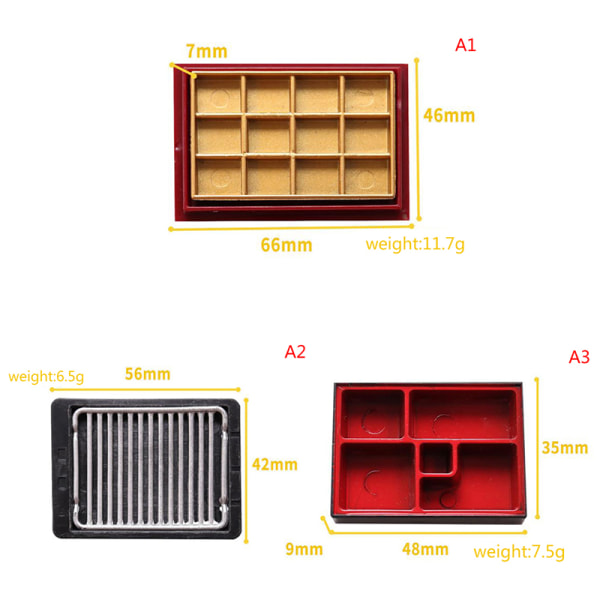 1：12 dukkehus tilbehør Miniatyr og lek bakeplate din A2