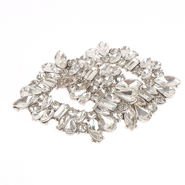 1 STK Rhinestone Shoe Clip Metal Skospenne Kvinner Bryllupsfest