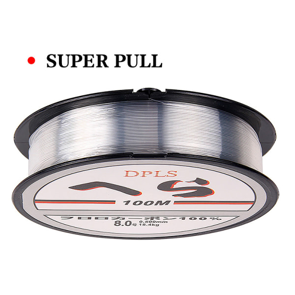 Lua Bait Fishing Line 100 meter Nylon Line Main Line Fishing L white 1.2