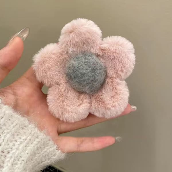 Plys Hårklo Stor Hajclip Simple Barrettes Krabbehår Cli A1