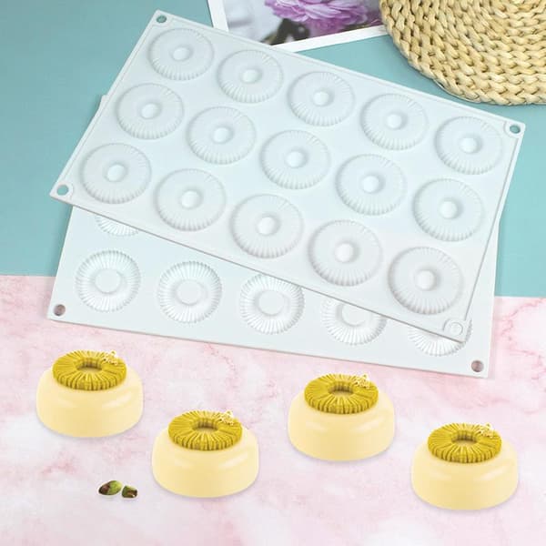 Lang strimmel silikone mousse kageform oval bageform wienerbrød M H