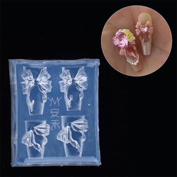 3D Rosettformar Rosetter Nagelformar Nagelkonst Silikonformar Nagel A