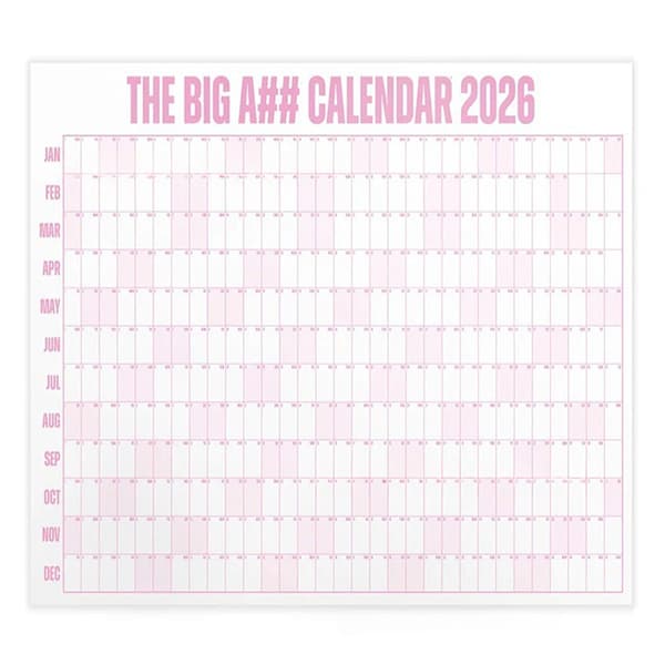 Stor 2026 Kalender Planlegger Ark Tidsplan Klistremerke Planlegger Targ Blue