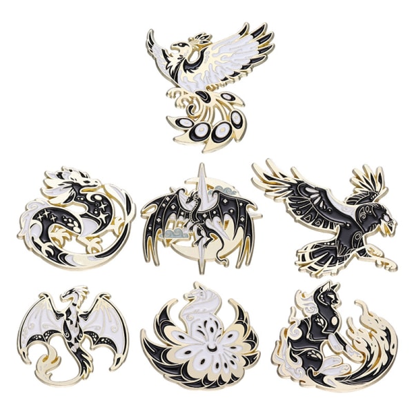 Dragon Eagle Emaljepinner Pterosauria Brosjer Lapen Pin Badge B XZ7882