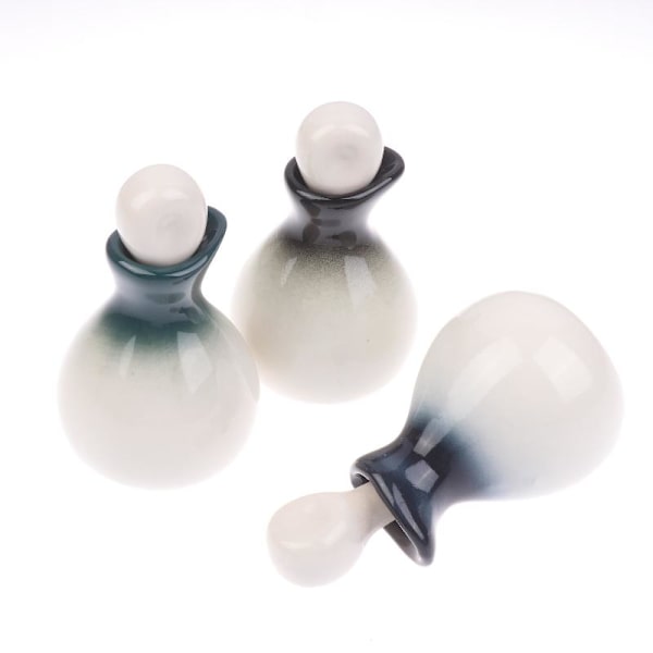 60 ml keramisk duft essensiell oljeflaske aromaterapi tom Blue