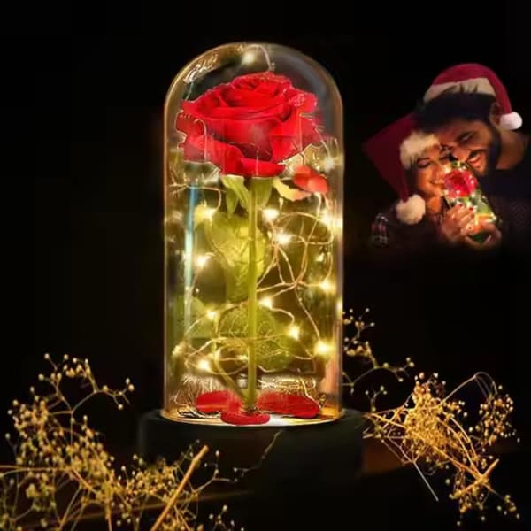 LED Galaxy Ros Konstgjorda Blommor K6