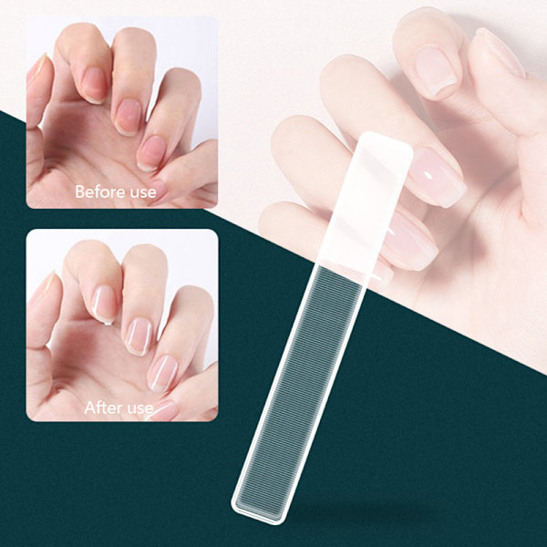 2 STK Nano Glass Fot Rasp Hæl Fil Hard Dead Skin Callus 2pcs/set