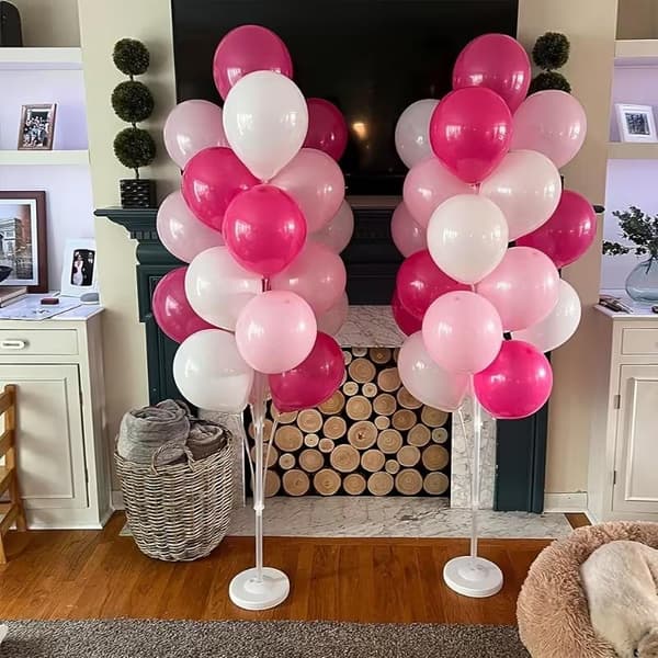 Ballongstøtte Ballongstativholder Rør Bryllup Bursdag Par 160CM