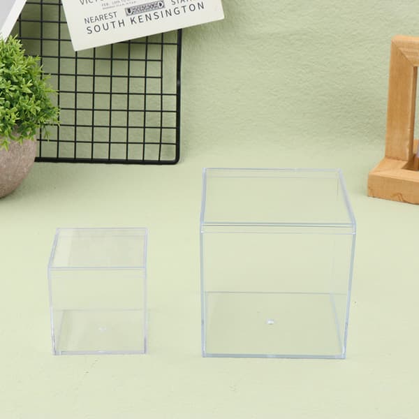 1 st transparent akrylbox plastorganisatör förpackningslåda Ca L