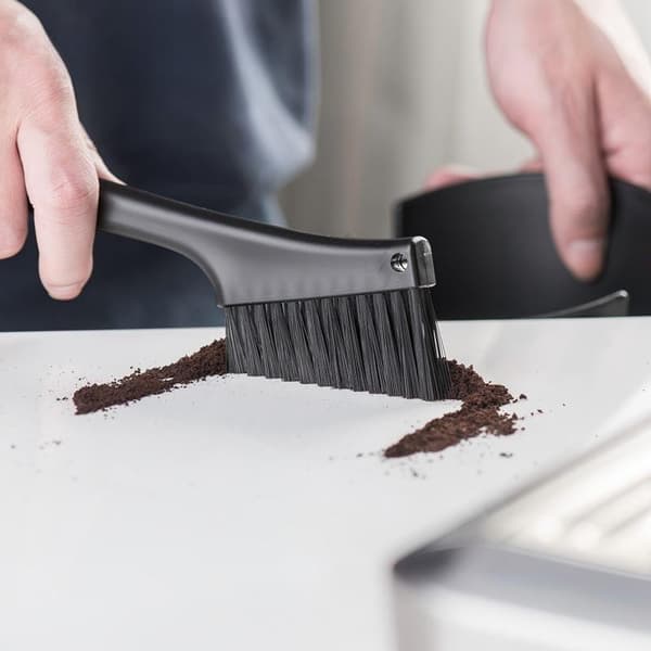 Rengöringsborste för kaffemaskin Black