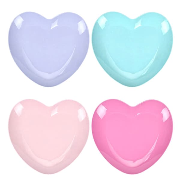 Kosmetisk oppbevaringsbrett i rustfritt stål Nail Art Utstyrsplate Light pink