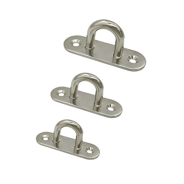 M5/6/8 Koukku Koukut Silmukka Levy Raskas Pitkä Teräs Ruostumaton P M6 6x2x2.5cm